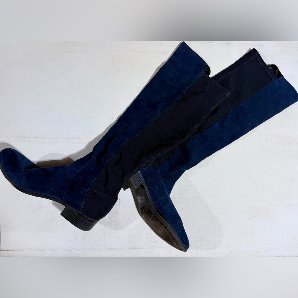 Unisa Navy Over the Knee Boots - Picture 3 of 6
